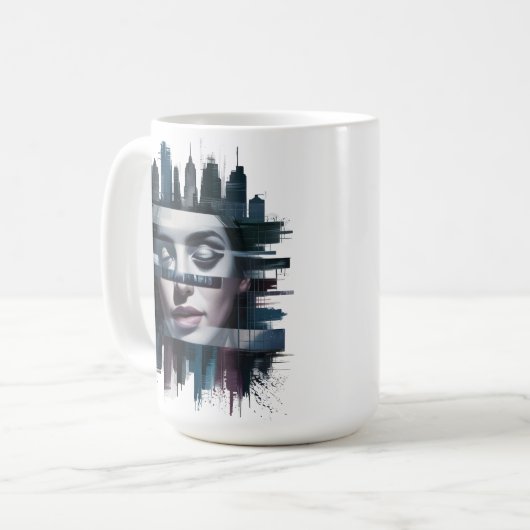 Skyline Phantom Kaffeetasse (Vorderseite Links)