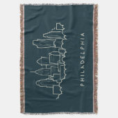 Skyline Philadelphias Pennsylvania Decke (Vorderseite Vertikal)