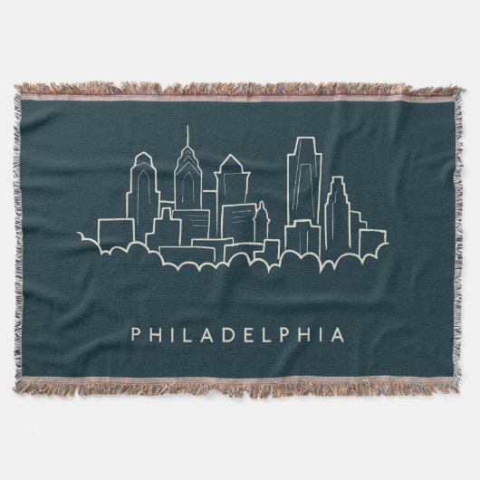 Skyline Philadelphias Pennsylvania Decke (Vorderseite)