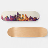 Skyline Philadelphias Pennsylvania Skateboard (Horizontal)