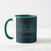Skyline Philadelphias Pennsylvania Tasse (Links)
