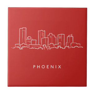 Skyline Phoenix Arizona Fliese