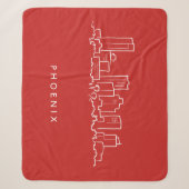 Skyline Phoenix Arizona Sherpadecke (Vorderseite)