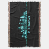 Skyline Pittsburgh Decke (Vorderseite Vertikal)