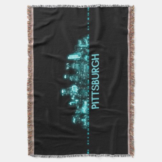 Skyline Pittsburgh Decke (Vorderseite Vertikal)