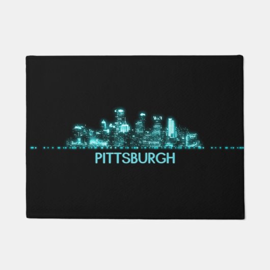 Skyline Pittsburgh Fußmatte (Vorderseite)
