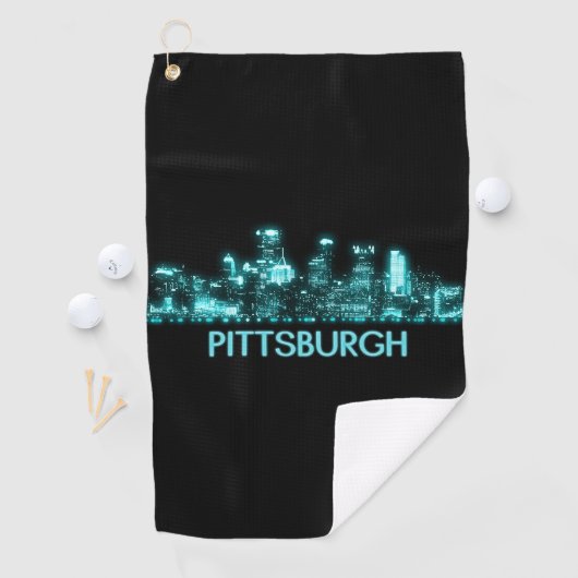 Skyline Pittsburgh Golfhandtuch (Insitu)