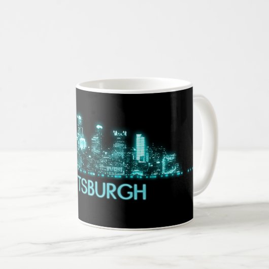 Skyline Pittsburgh Kaffeetasse (VorderseiteRechts)