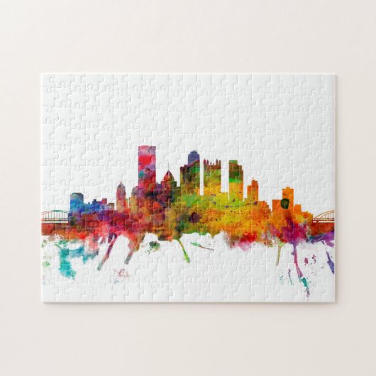 Skyline Pittsburghs Pennsylvania Puzzle (Horizontal)