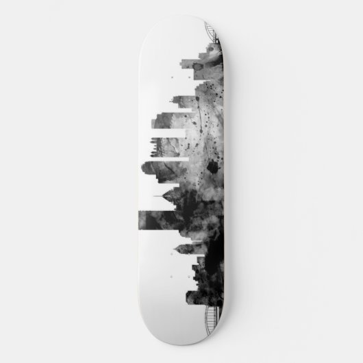 Skyline Pittsburghs Pennsylvania Skateboard (Vorderseite)