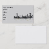 SKYLINE PITTSBURGHS PENNSYLVANIA VISITENKARTE (Vorne/Hinten)