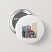 Skyline-Plakat Button (Vorne & Hinten)