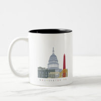 Skyline-Plakat der Washington DC