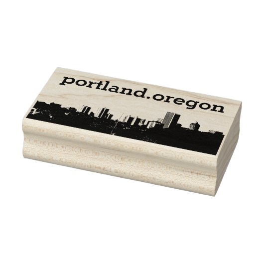 skyline.portland.oregon gummistempel (Stempel)