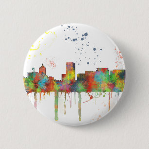 SKYLINE PORTLANDS OREGON BUTTON