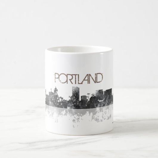 SKYLINE PORTLANDS OREGON KAFFEETASSE (Mittel)
