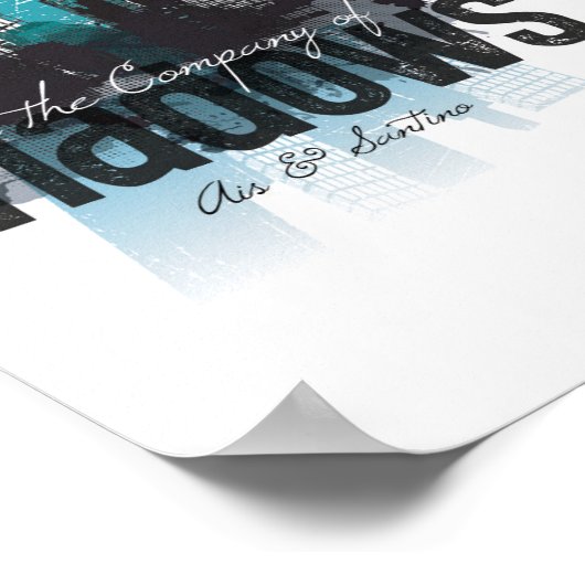 Skyline-Poster Poster (Ecke)