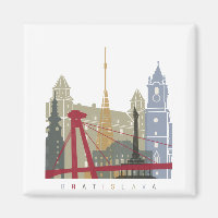 Skyline-Poster von Bratislava