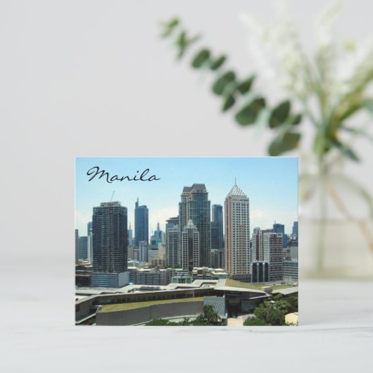 Skyline Postkarte (Stehend Vorderseite)