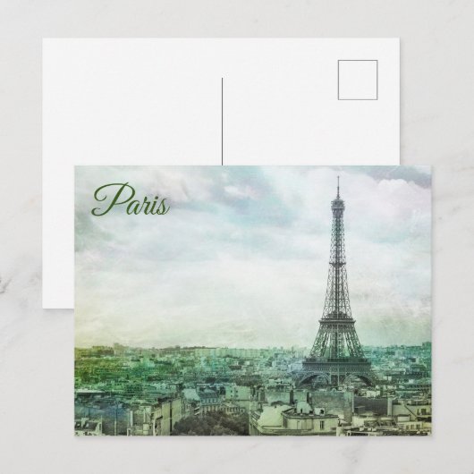 Skyline Postkarte (Vorne/Hinten)