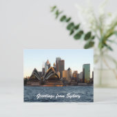 Skyline Postkarte (Stehend Vorderseite)