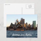 Skyline Postkarte (Vorne/Hinten)