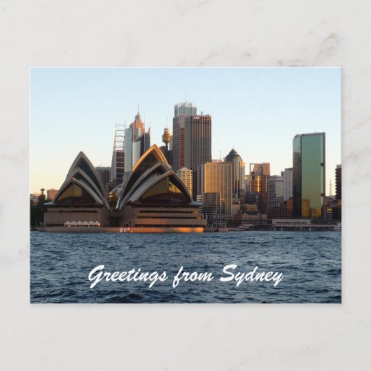 Skyline Postkarte (Vorderseite)