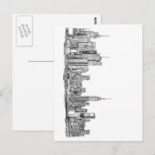 Skyline Postkarte (Vorne/Hinten)