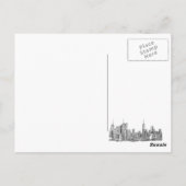 Skyline-Postkarte New York Postkarte (Rückseite)