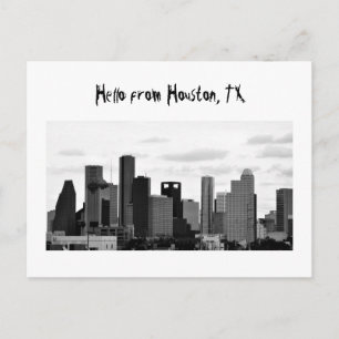 Skyline-Postkarte von Houston Postkarte