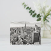 Skyline-Postkarte von Manhattan Postkarte (Stehend Vorderseite)