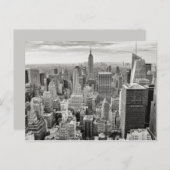 Skyline-Postkarte von Manhattan Postkarte (Vorne/Hinten)