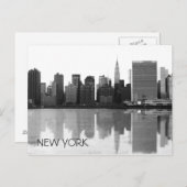 Skyline-Postkarte von New York Postkarte (Vorne/Hinten)