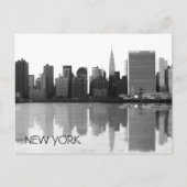 Skyline-Postkarte von New York Postkarte (Vorderseite)