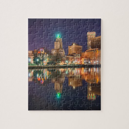 Skyline Providence Rhode Island Puzzle (Vertikal)