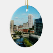 Skyline Providence RI Keramikornament (Rechts)