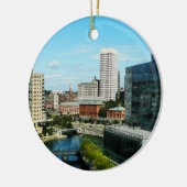 Skyline Providence RI Keramikornament (Links)