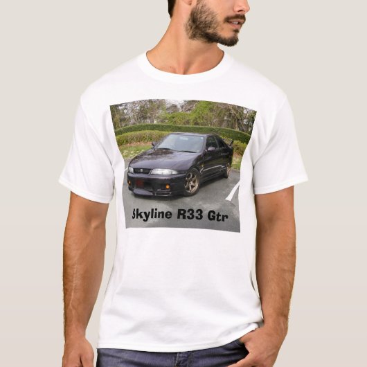 Skyline R33 Gtr T-Shirt (Vorderseite)