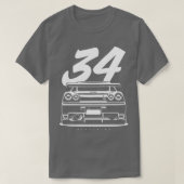 Skyline R34 GTR 3 T-Shirt (Design vorne)