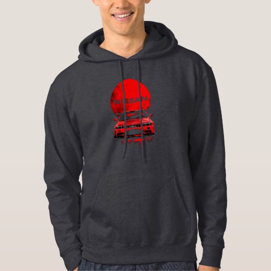 SKYLINE R34 GTR HOODIE (Vorderseite)