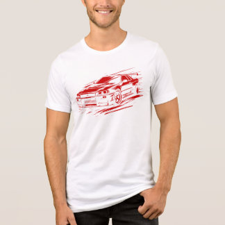 Skyline R34 Legendary JDM Illustration - Red Tri-Blend Shirt
