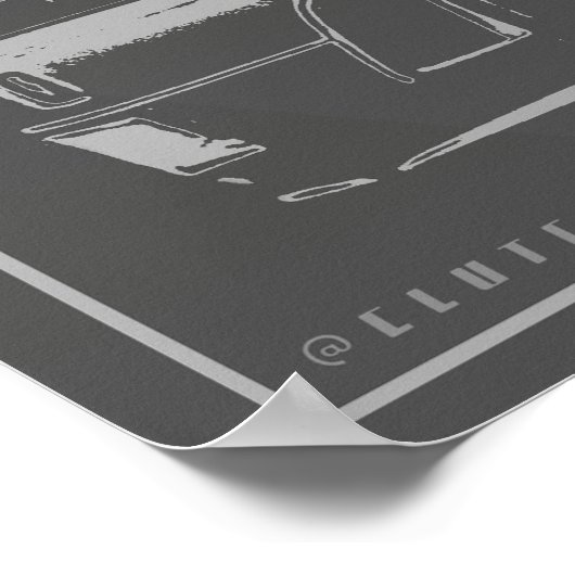 Skyline R34 Schnell & Wütend Poster (Ecke)