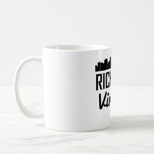 Skyline Richmonds Virginia Kaffeetasse (Links)