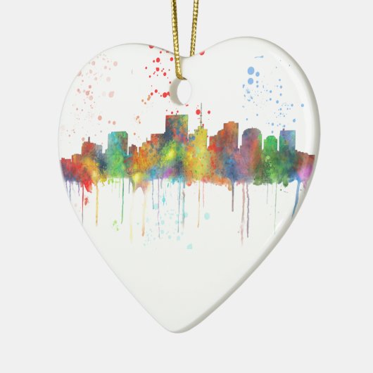 SKYLINE RICHMONDS VIRGINIA KERAMIKORNAMENT (Links)