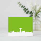 Skyline Rio de Janeiro Postkarte (Stehend Vorderseite)