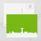 Skyline Rio de Janeiro Postkarte (Vorne/Hinten)