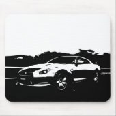 Skyline-Rollen-Schuss Mousepad (Vorne)