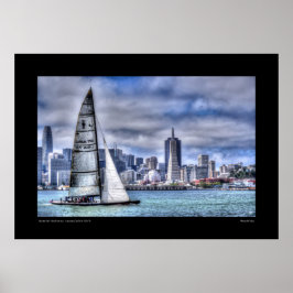 Skyline Sail - San Francisco Poster