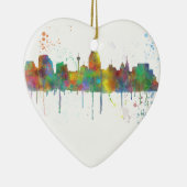 SKYLINE SAN ANTONIO TEXAS KERAMIKORNAMENT (Rechts)