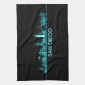 Skyline San Diego Geschirrtuch (Vertikal)